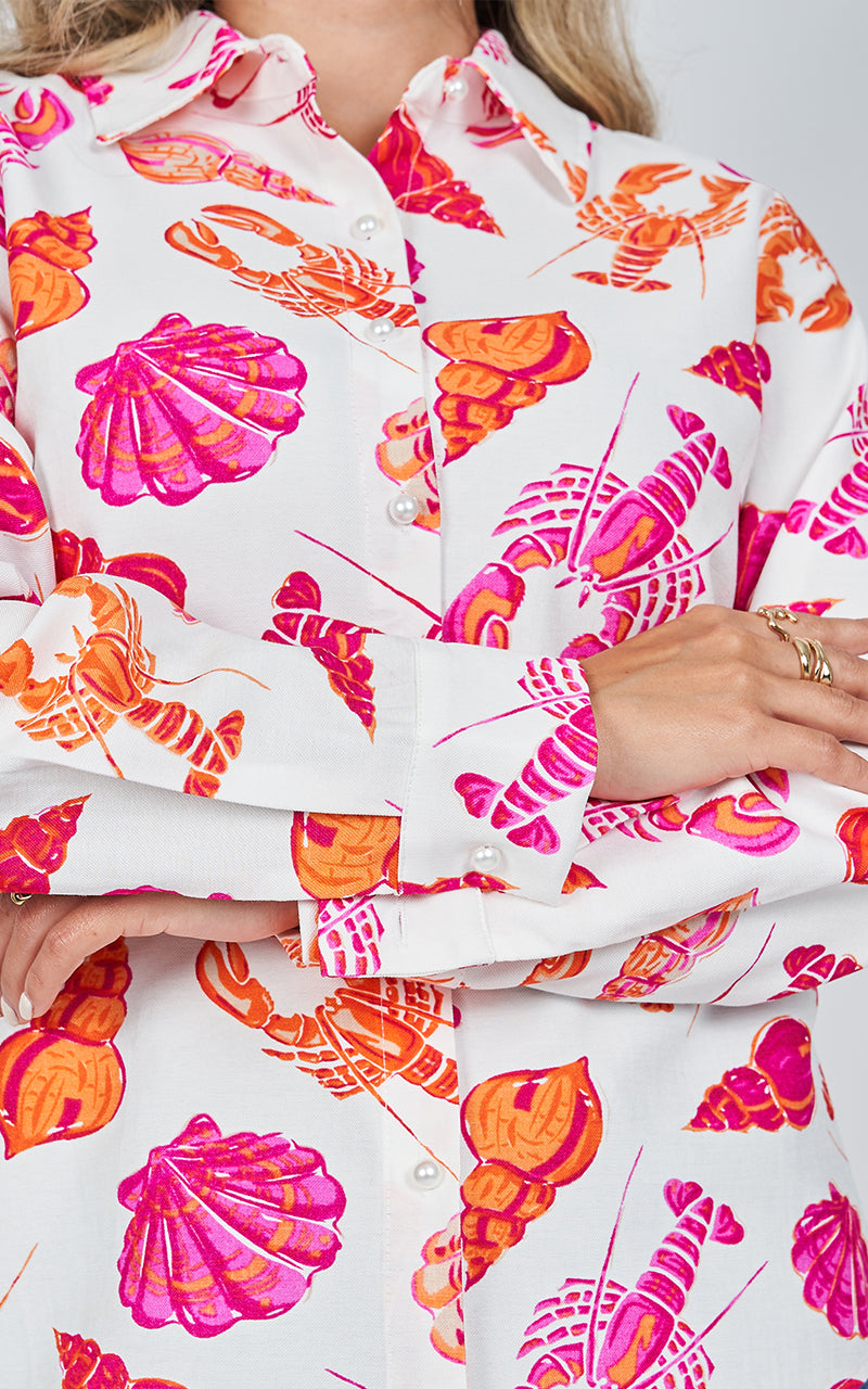 AIMANT LA VIE MARINE SHIRT