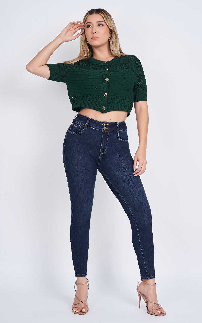 BASIC SKINNY ANKLE JEANS