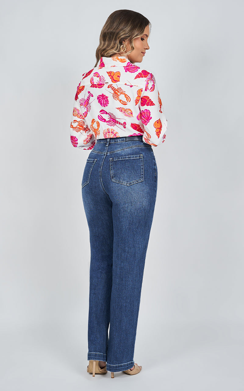 AIMANT LA VIE MARINE SHIRT