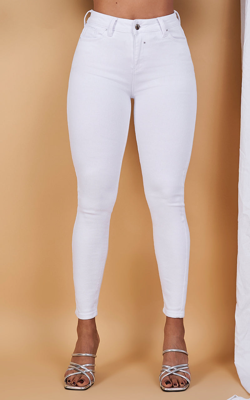 BASIC SKINNY ANKLE JEANS