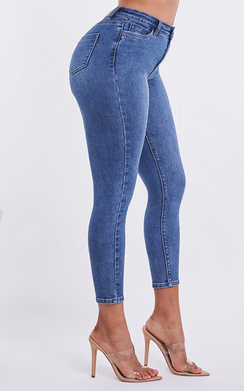 BASIC SKINNY ANKLE JEANS