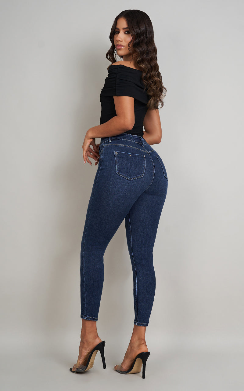 BASIC SKINNY ANKLE JEANS