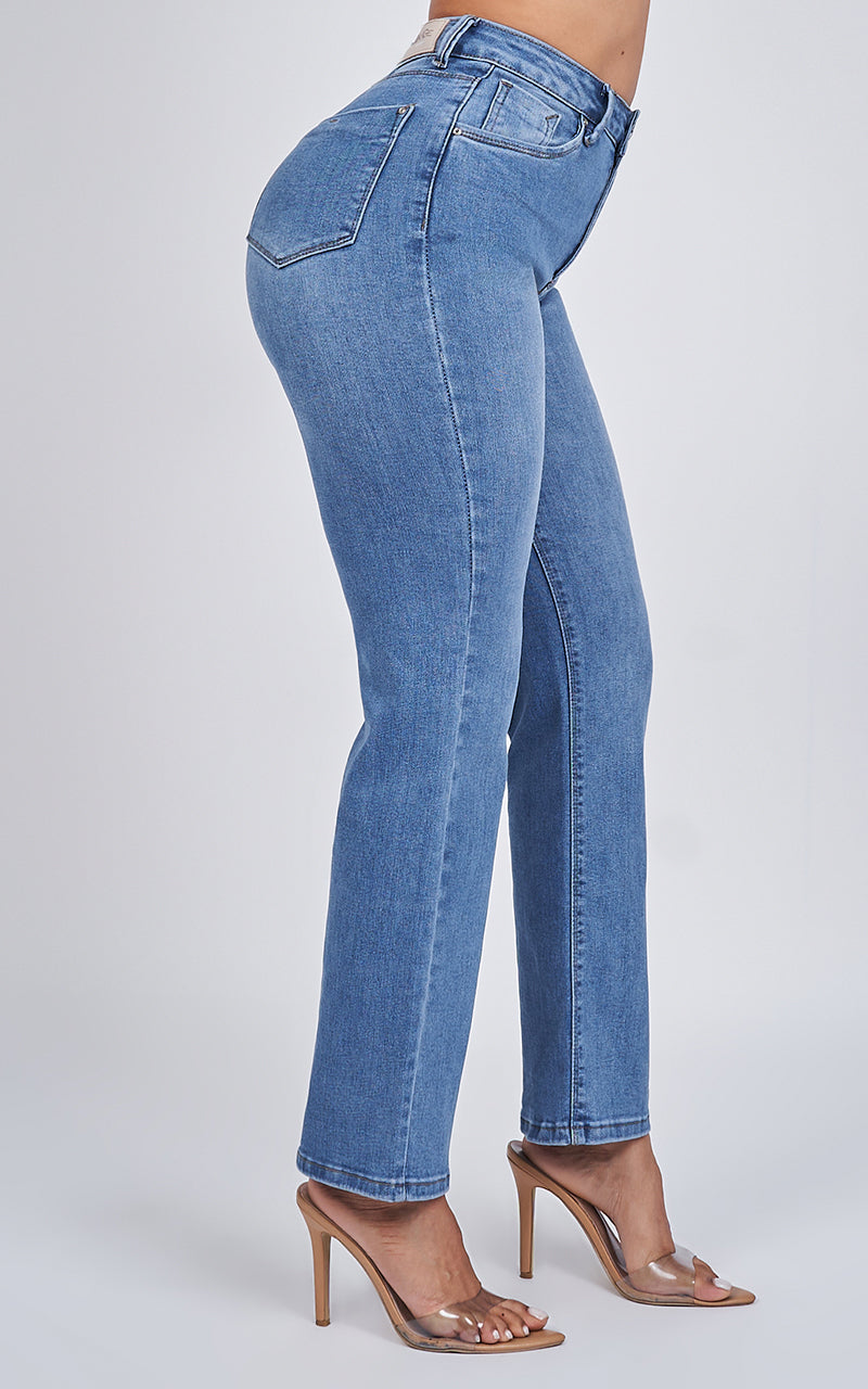 Basic Straight Ankle Jeans