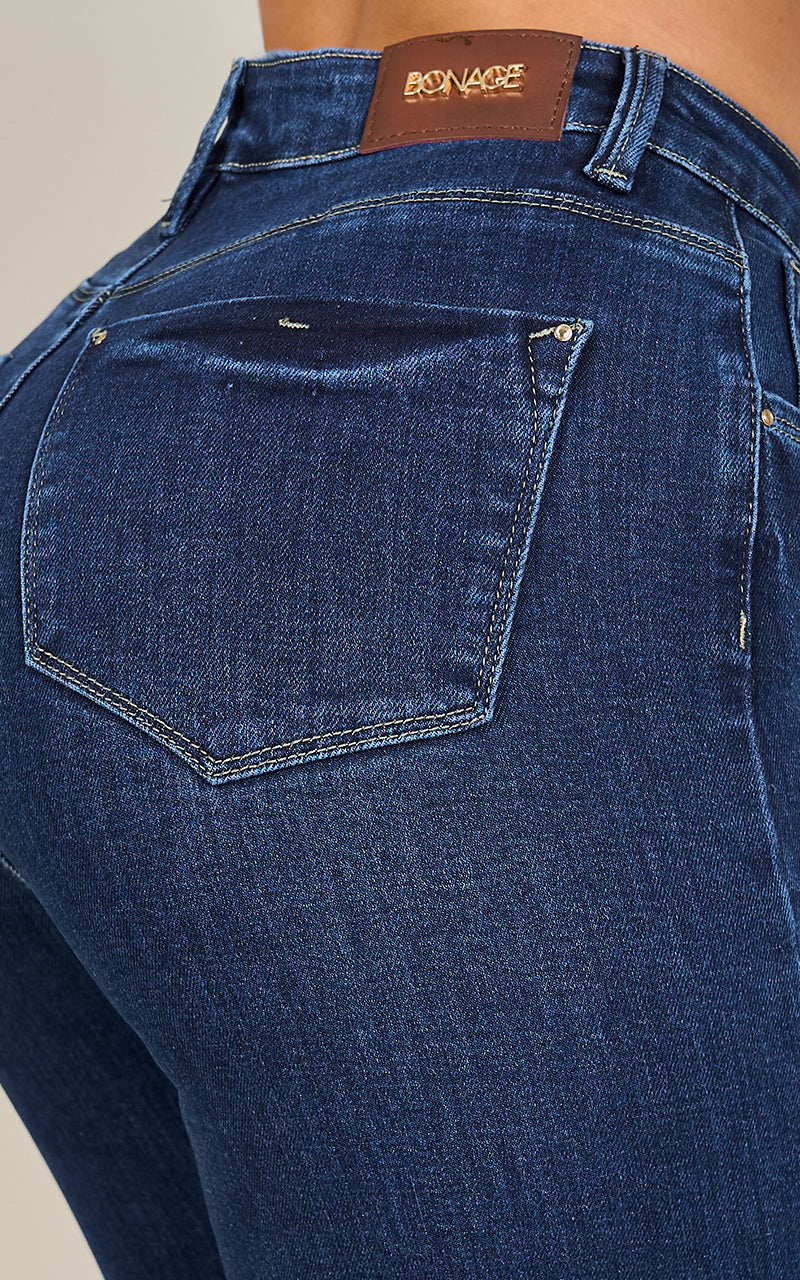 BASIC STRAIGHT CROPPED JEANS