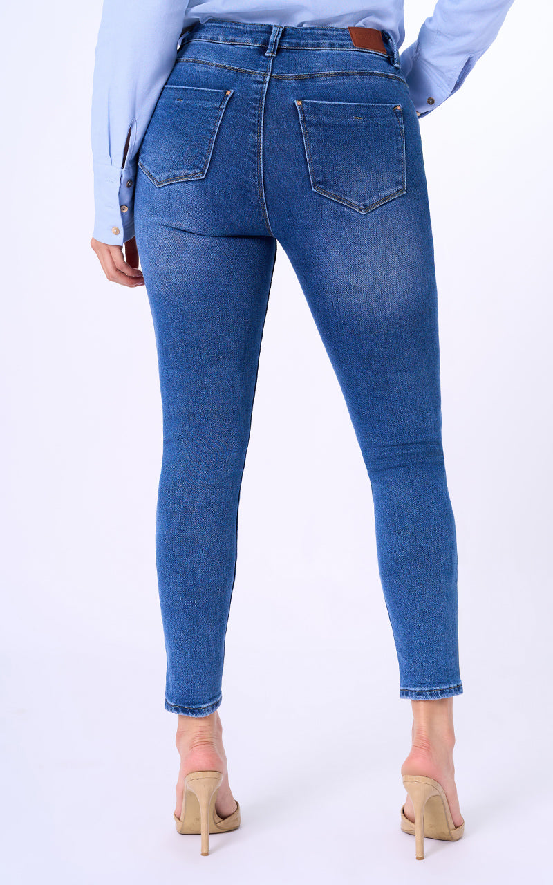 BASIC SKINNY ANKLE JEANS