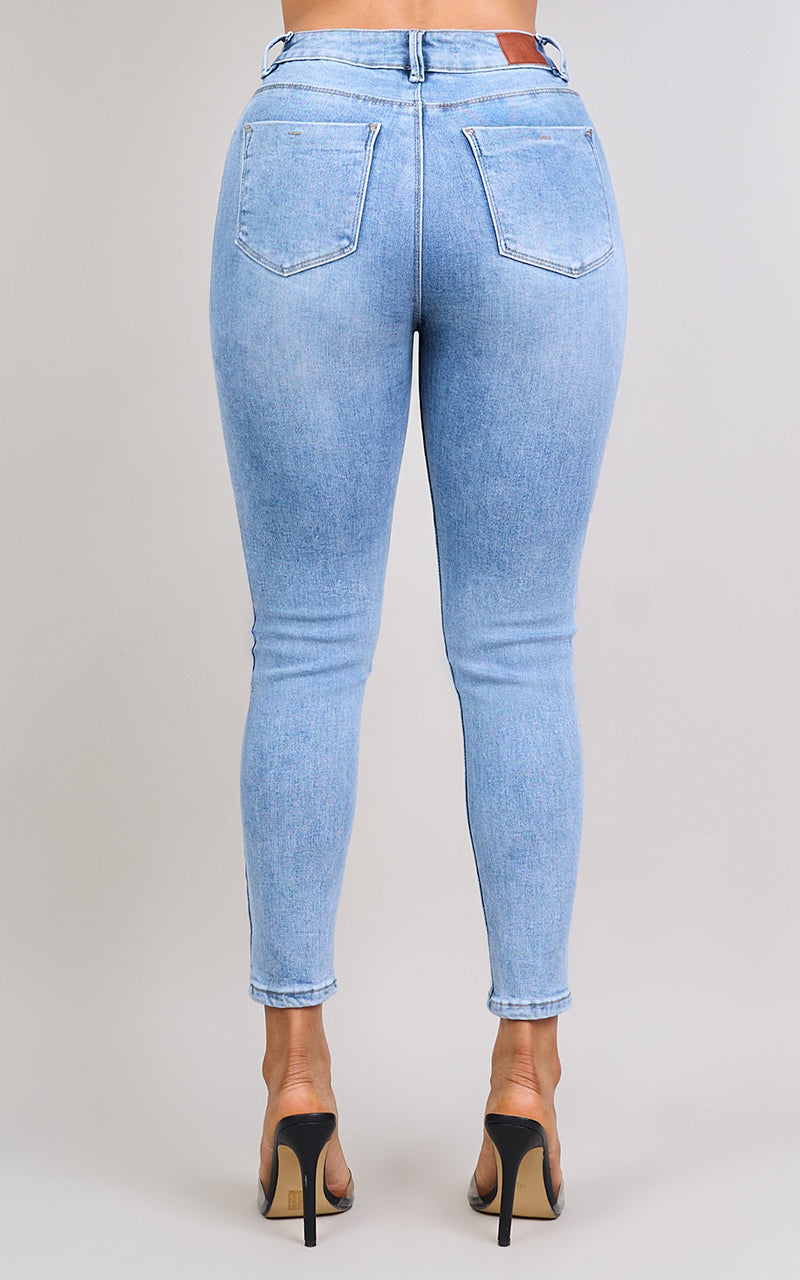 BASIC SKINNY ANKLE JEANS