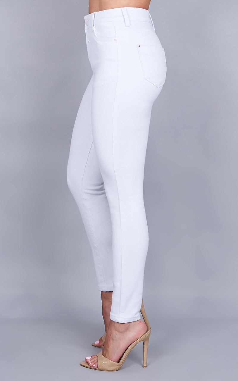 BASIC SKINNY ANKLE JEANS