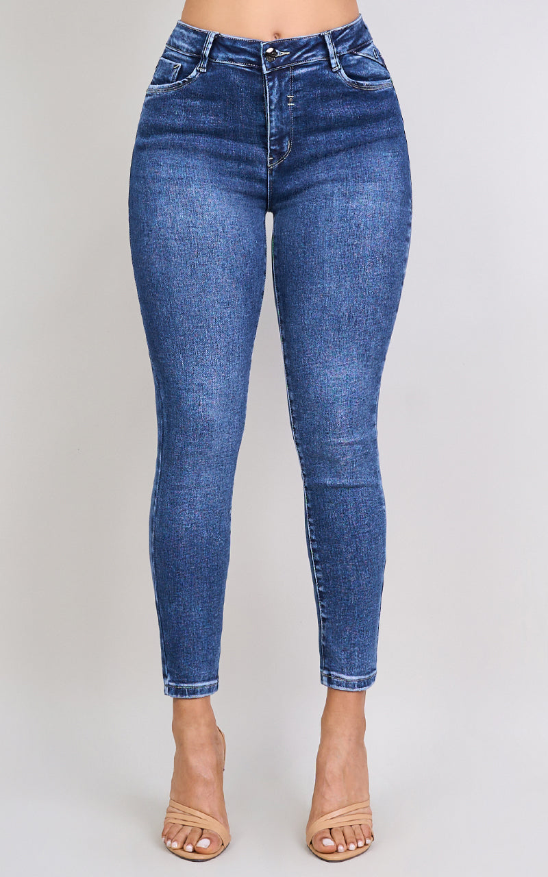 BASIC SKINNY ANKLE JEANS