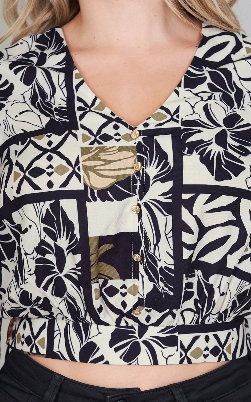 MOROCCAN GARDENS BLOUSE