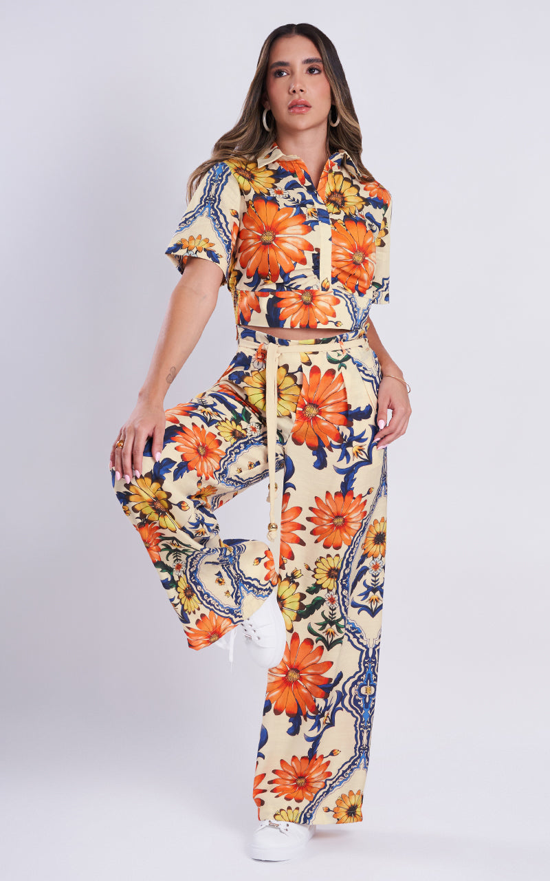 INDIGO SUN BLOUSE & PANTS