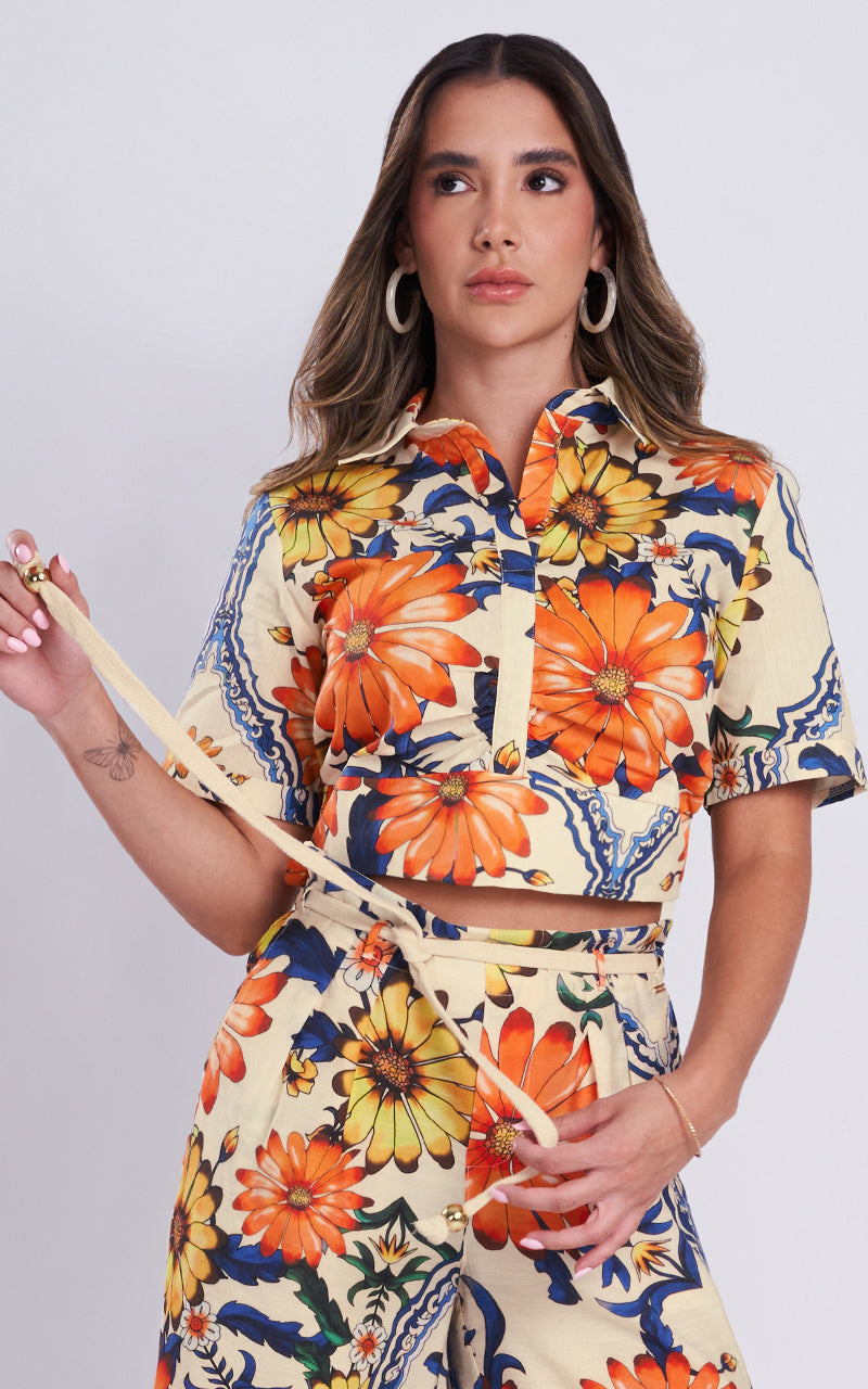 INDIGO SUN BLOUSE & PANTS