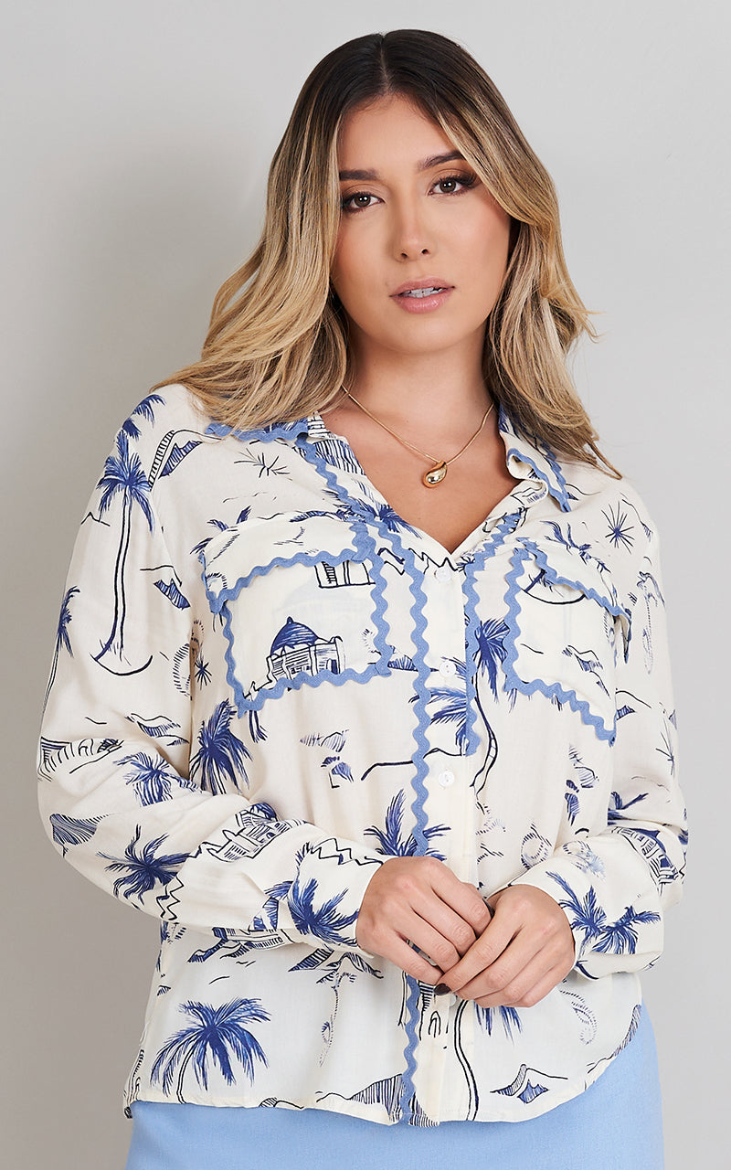 SANTORINI SUNSET SHIRT & SHORT