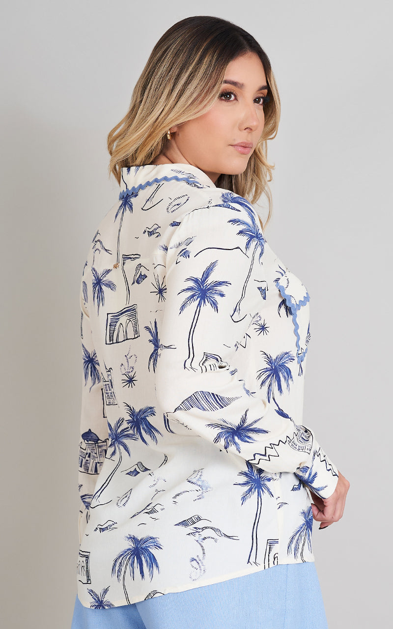 SANTORINI SUNSET SHIRT & SHORT