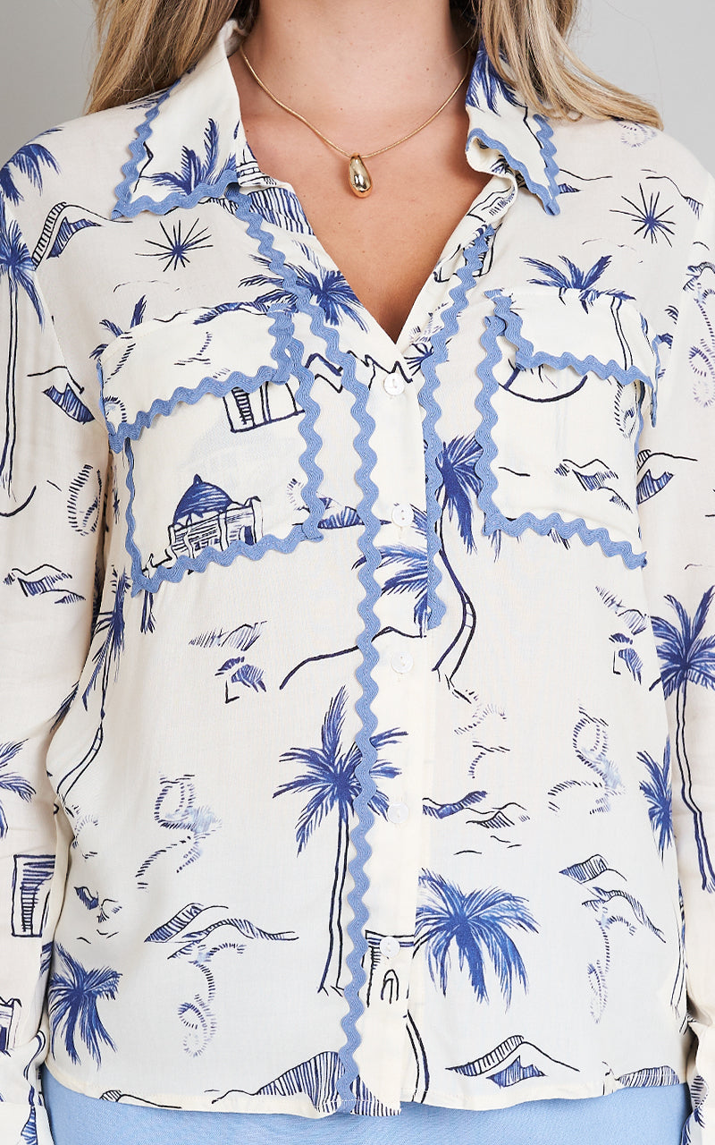 SANTORINI SUNSET SHIRT & SHORT