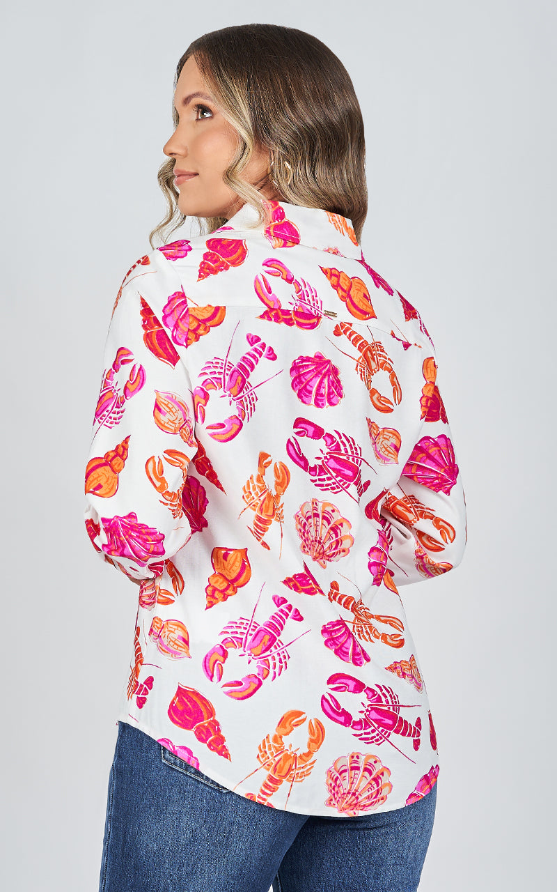 AIMANT LA VIE MARINE SHIRT