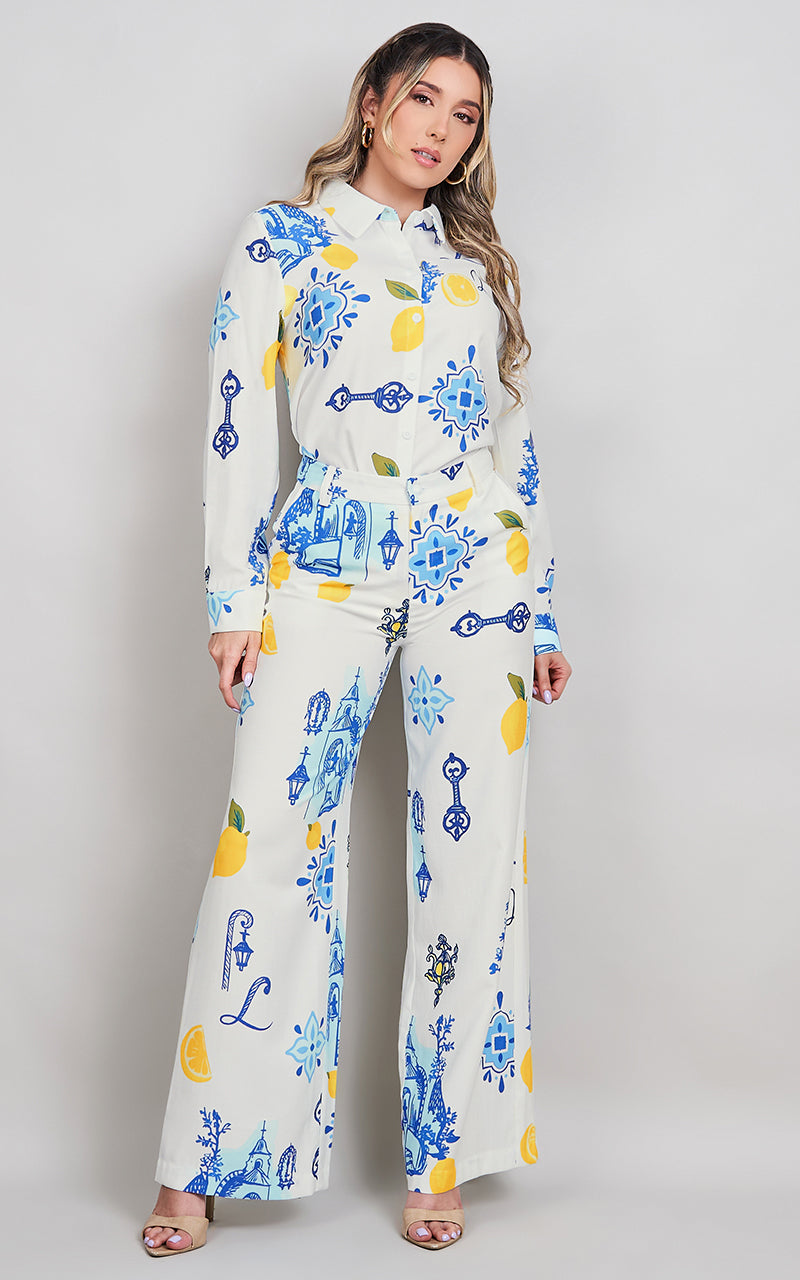AMALFI LEMON SHIRT & PANTS