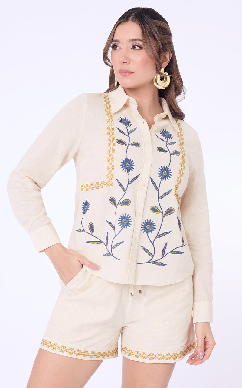 CAMISA DETALLES BORDADOS