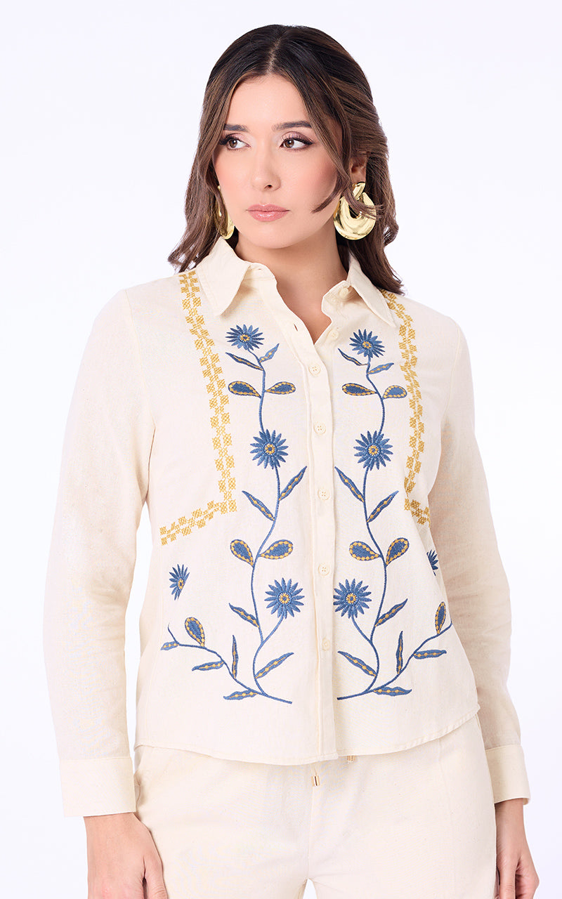 CAMISA DETALLES BORDADOS