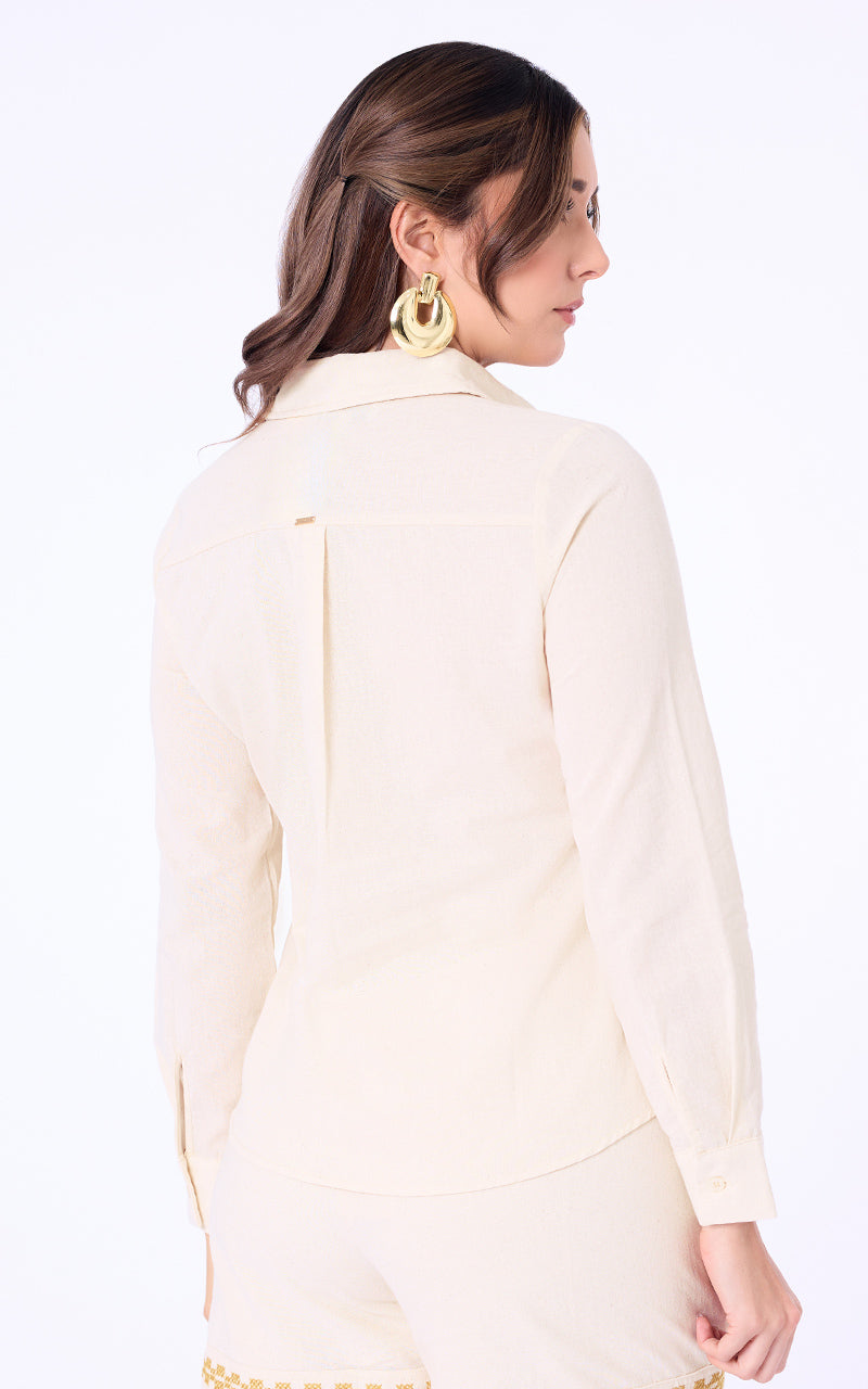 CAMISA DETALLES BORDADOS