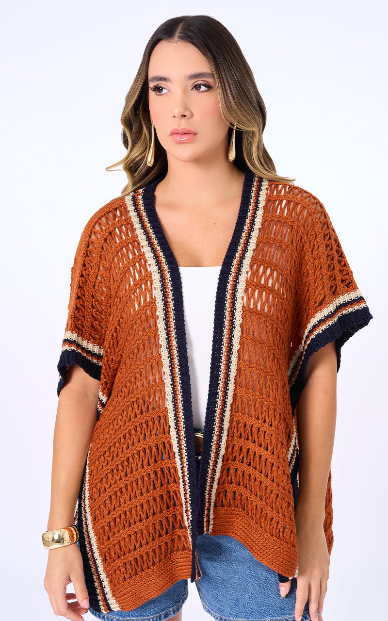CARDIGAN MANGA CORTA