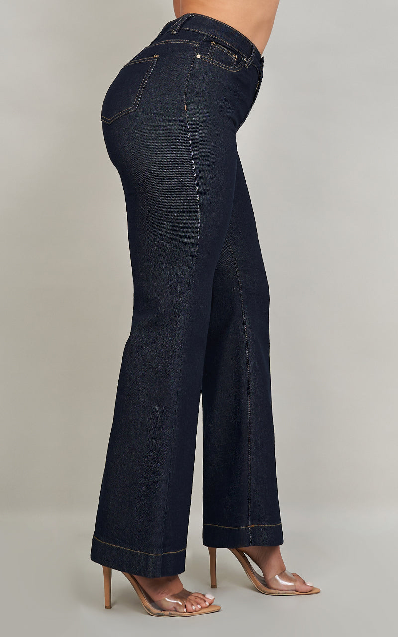Alanys jacket & Bethany Flare Jeans