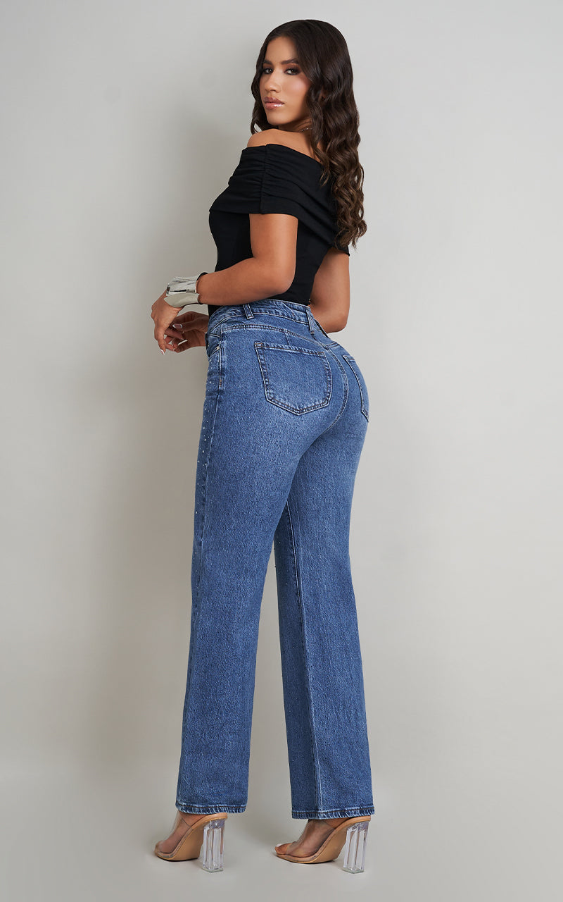 DIANETH WIDE LEG JEANS