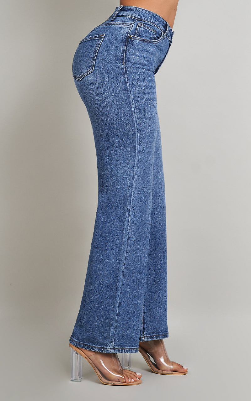 DIANETH WIDE LEG JEANS