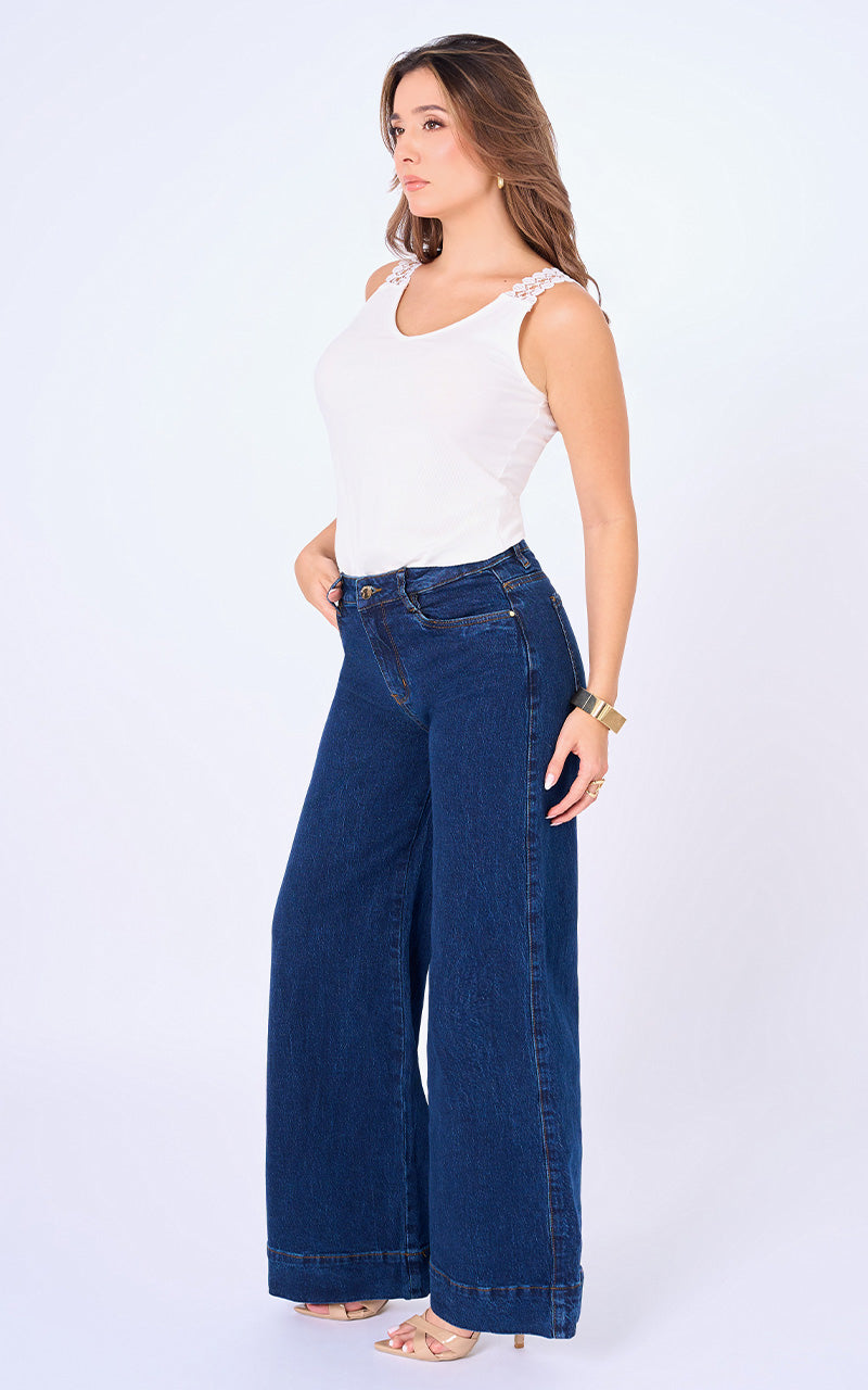 AVALUNA PALAZZO JEANS