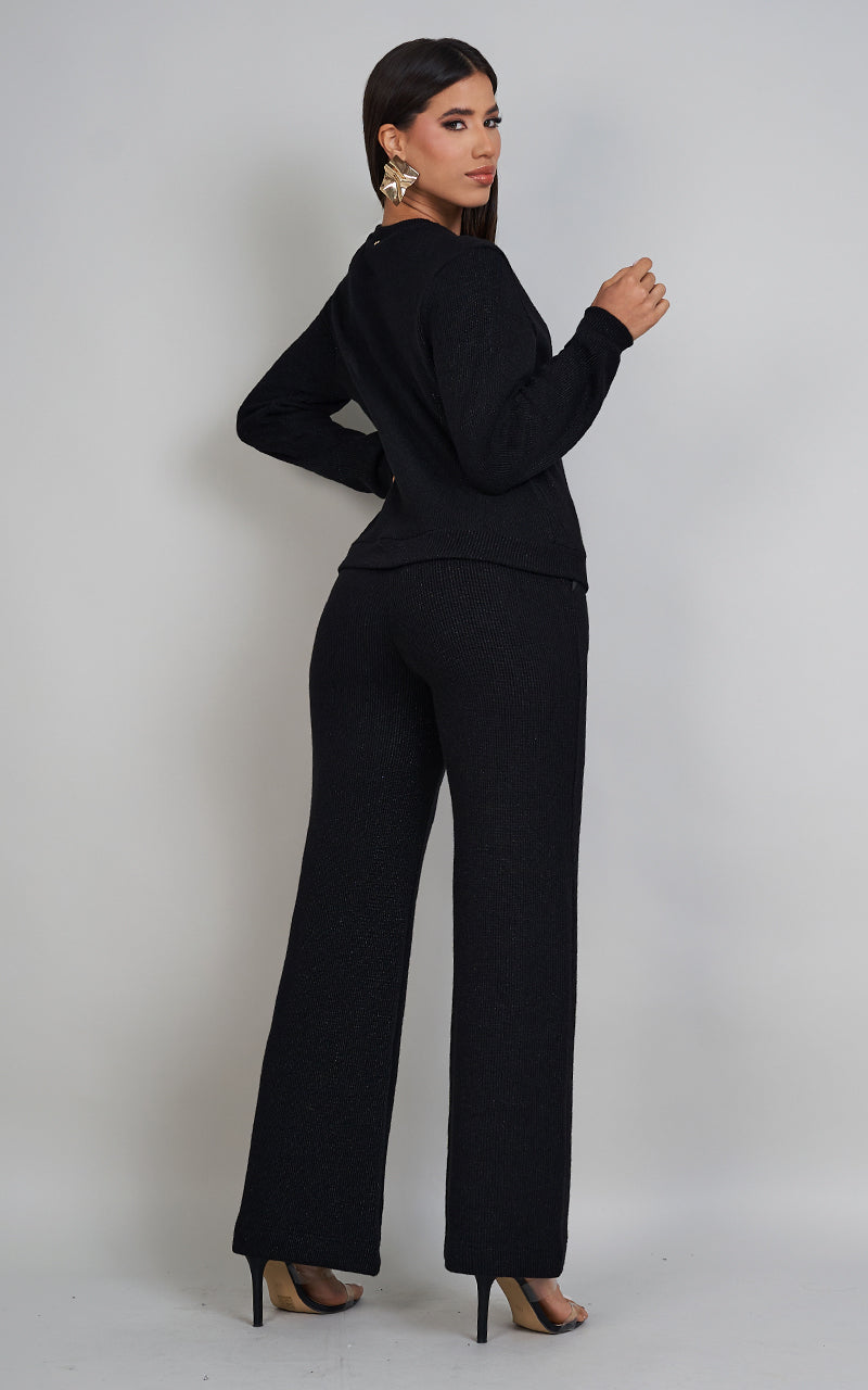 COLLECTS MOMENTS SWEATER & PANTS NEGRO