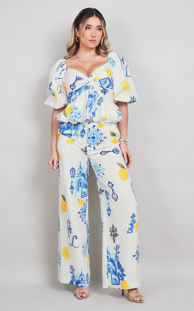 AMALFI LEMON PANTS