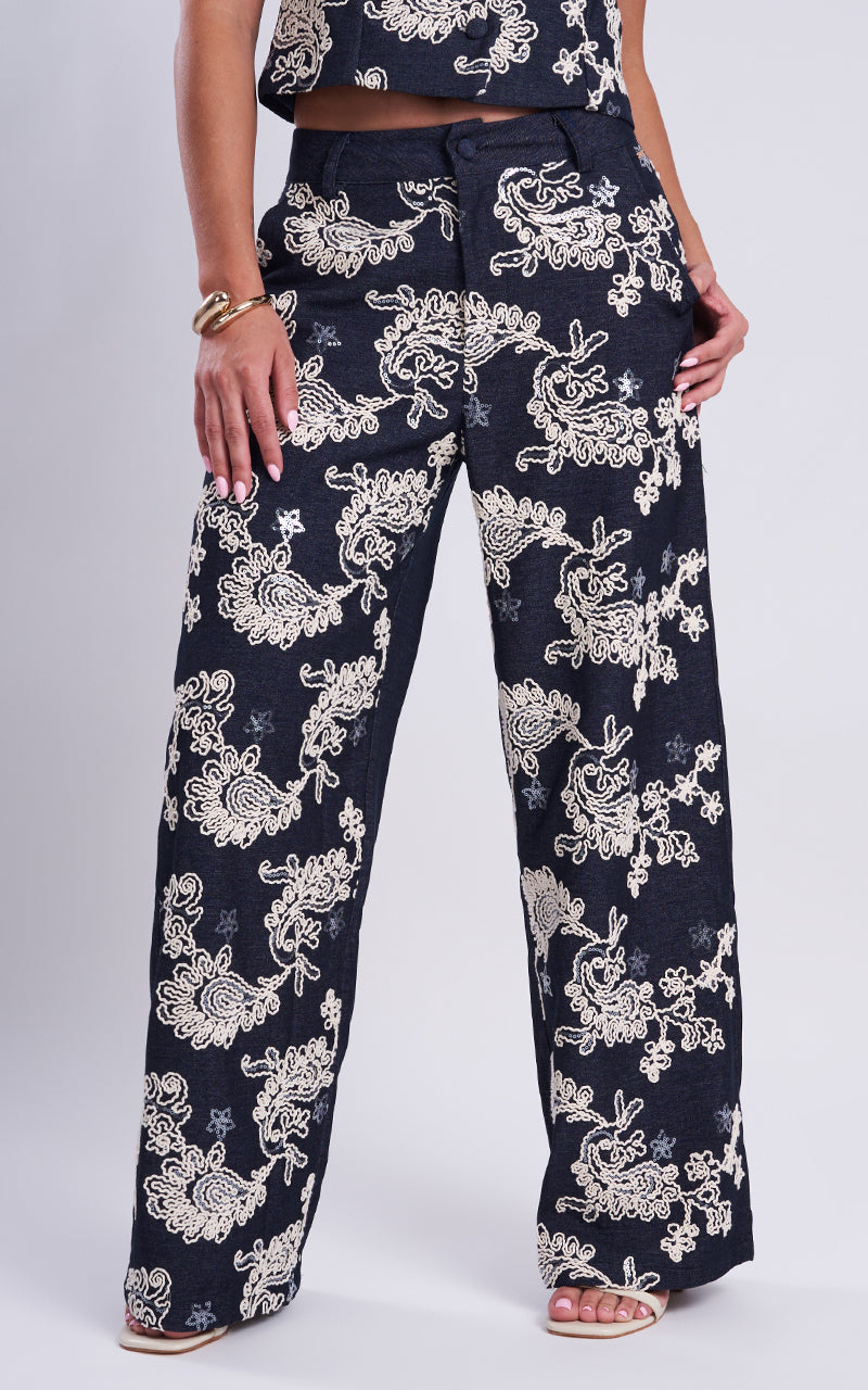 BLUE WAVE PANTS