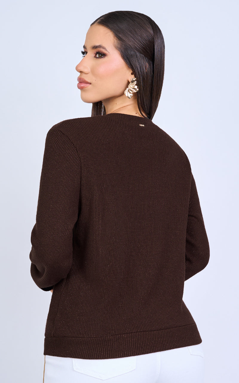 COLLECTS MOMENTS SWEATER & PANTS CAFE