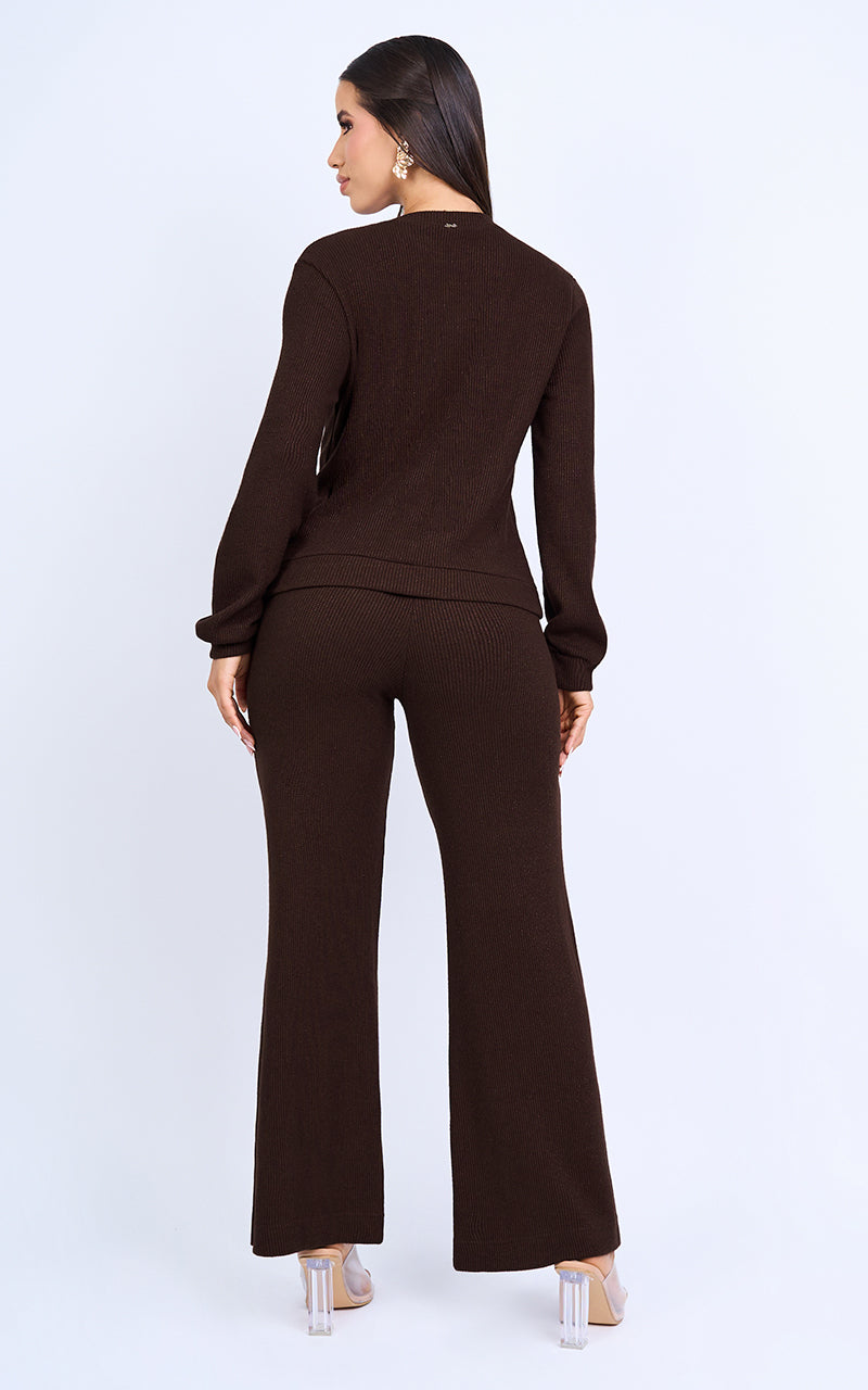 COLLECTS MOMENTS SWEATER & PANTS CAFE