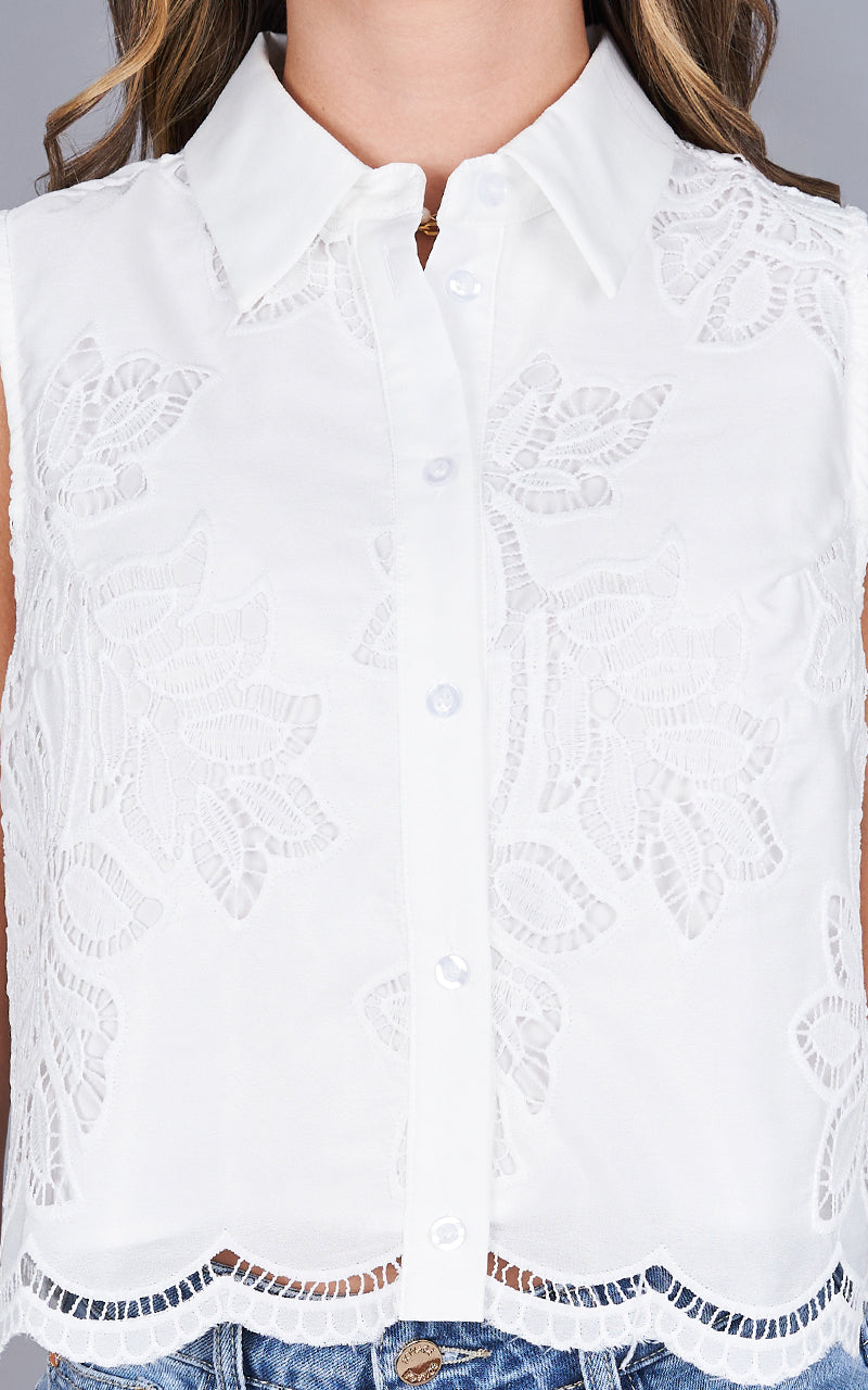 WHITE DAHLIA TOP & PANTS