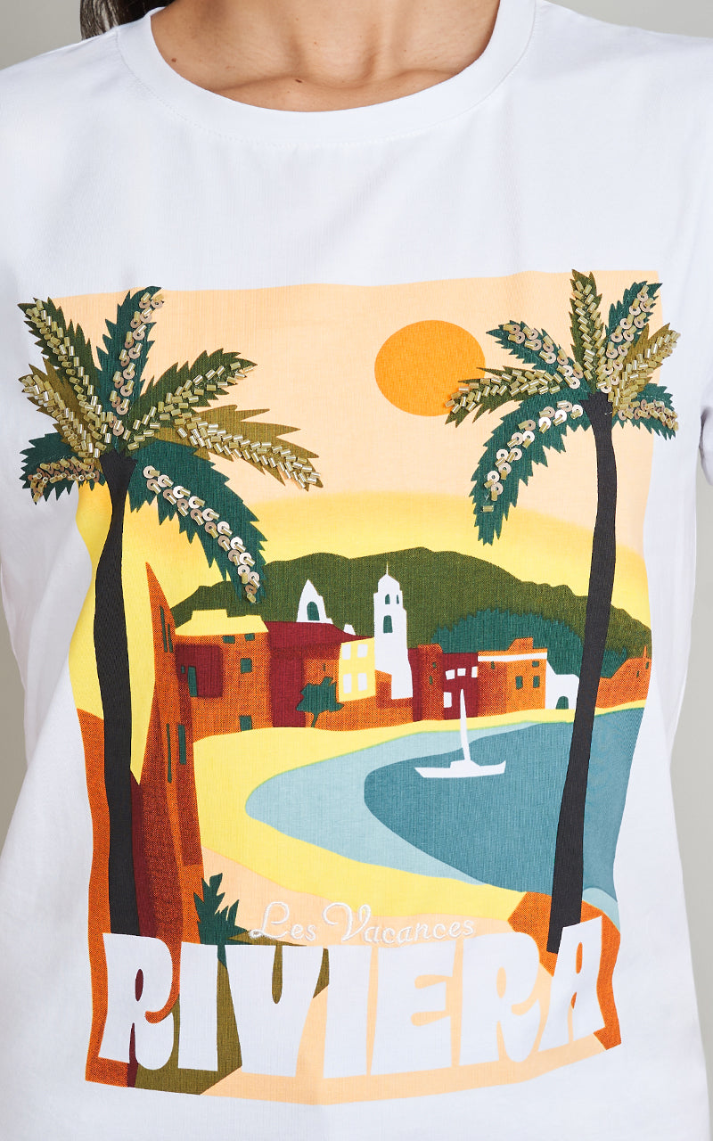 LES VACANCES RIVIERA T-SHIRT
