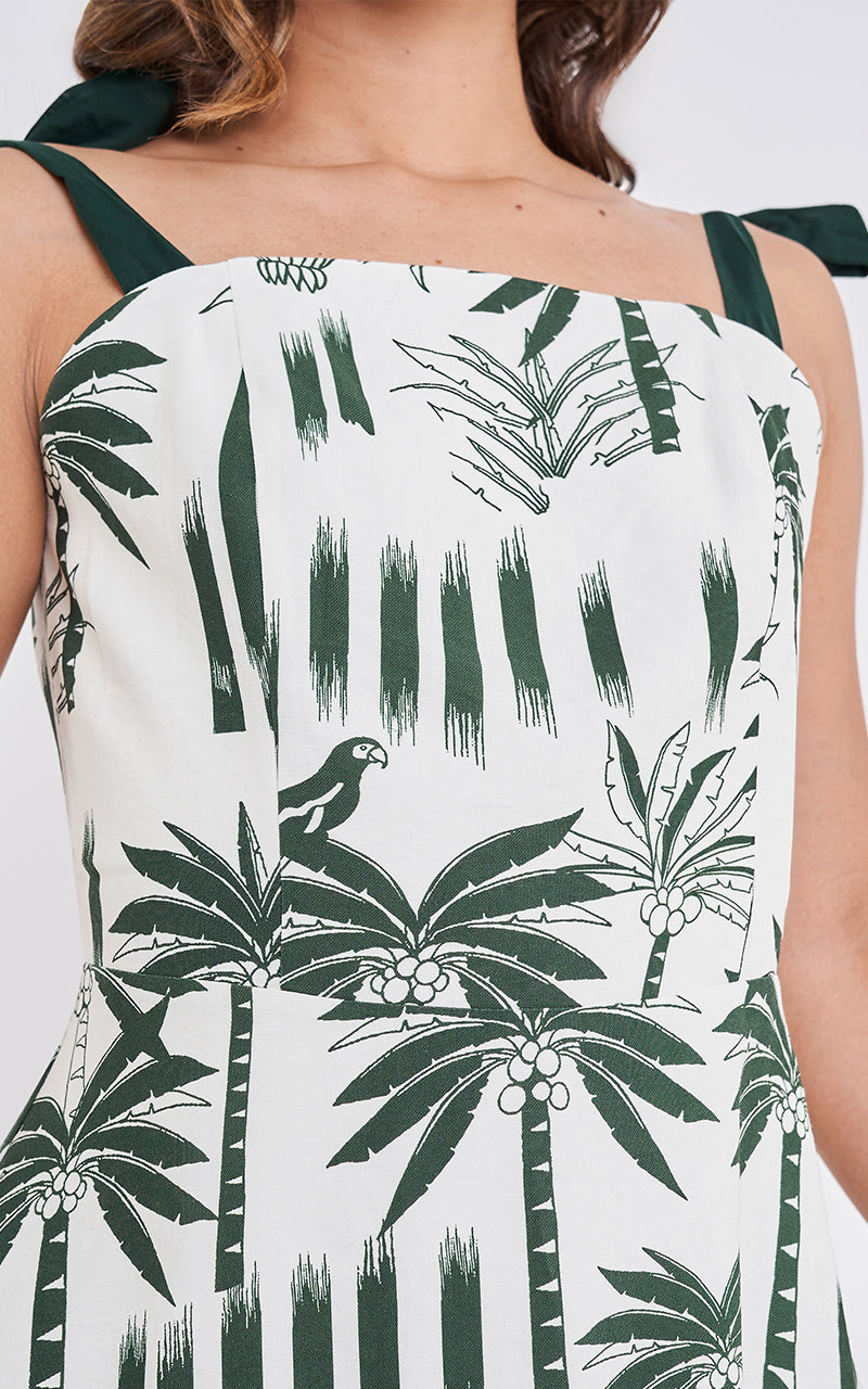 TROPICAL PALMS DRESS