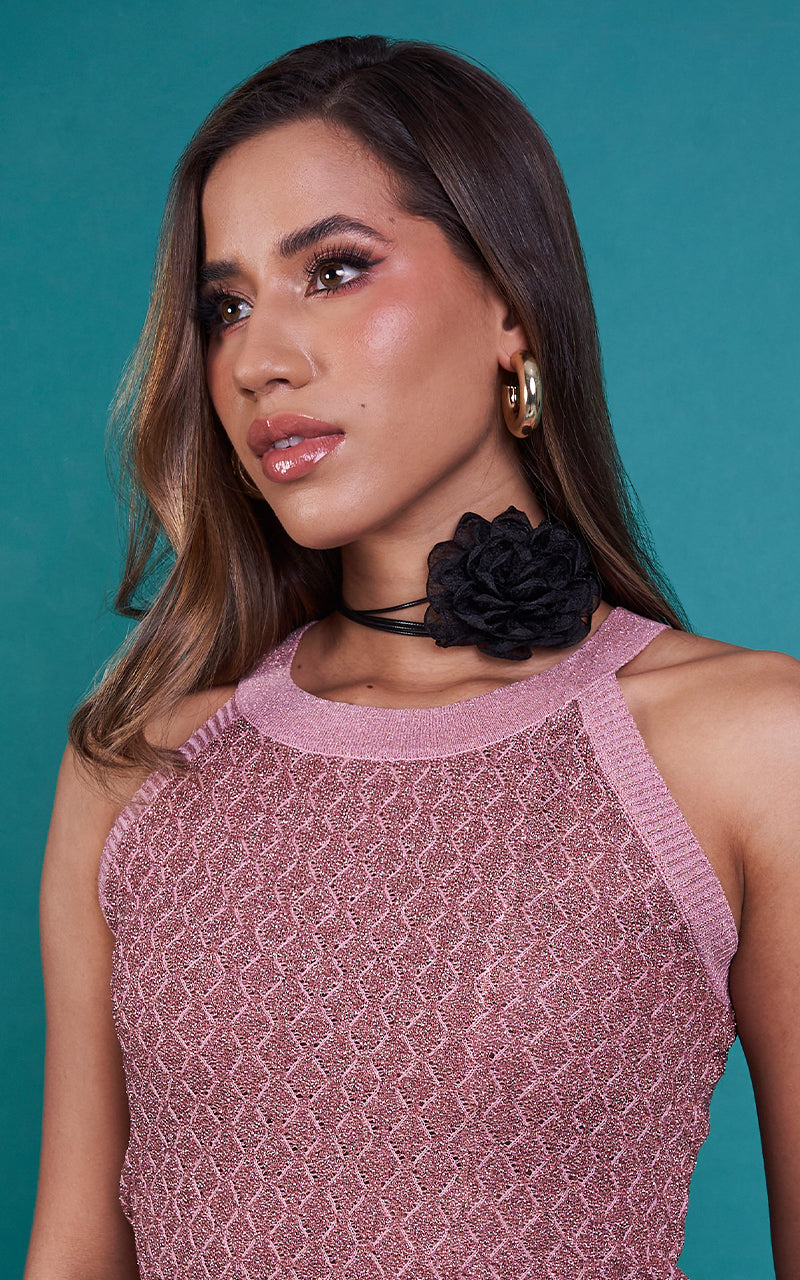 BOHEMIAN FLOWER CHOKER