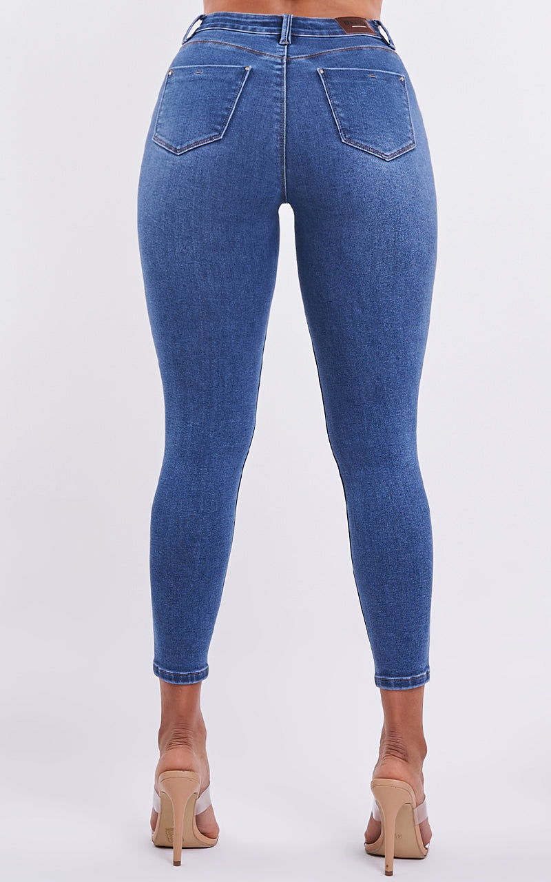 BASIC SKINNY ANKLE JEANS
