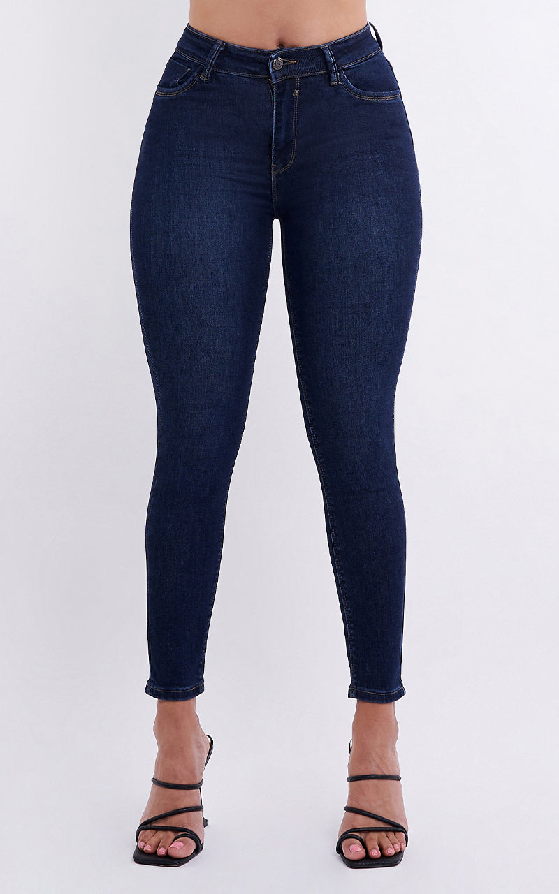 BASIC SKINNY ANKLE JEANS