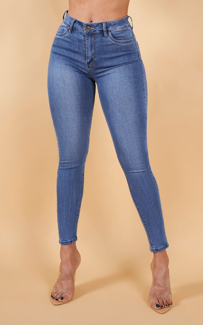 BASIC SKINNY ANKLE JEANS