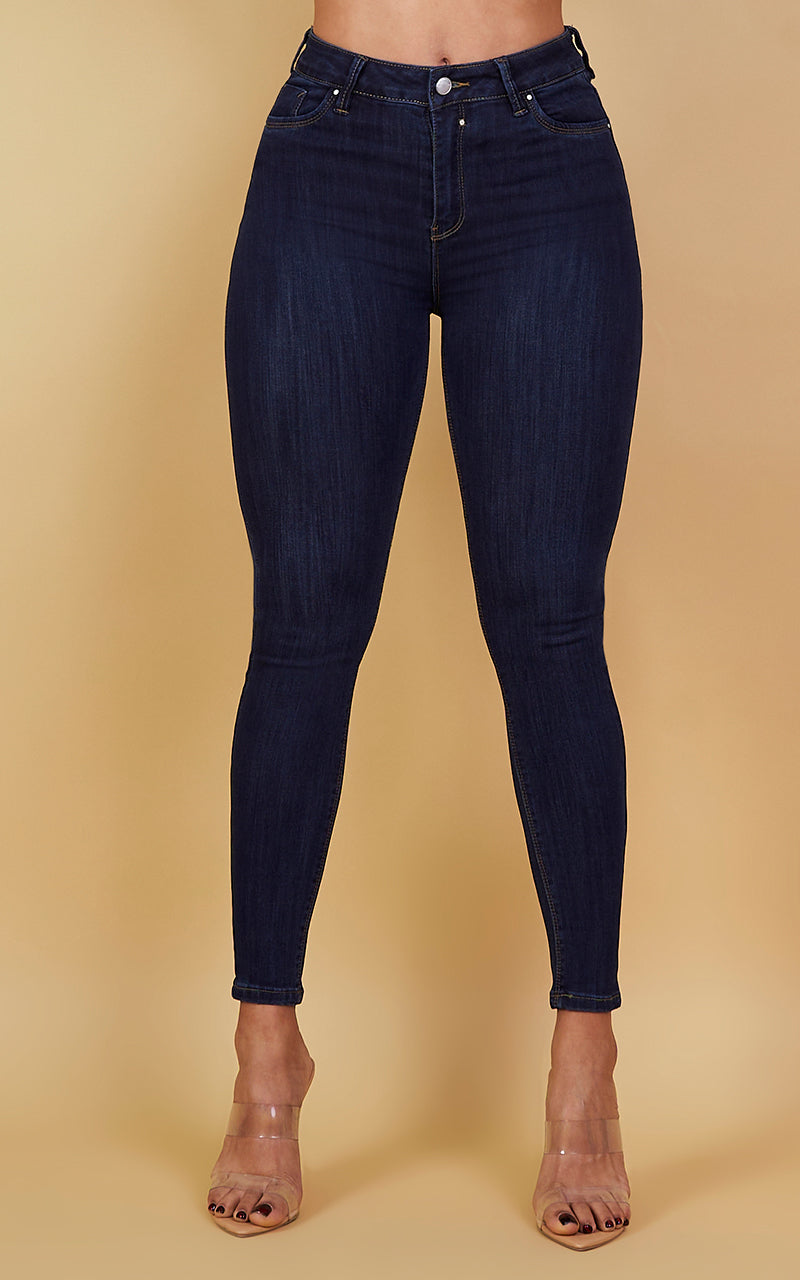 BASIC SKINNY ANKLE JEANS