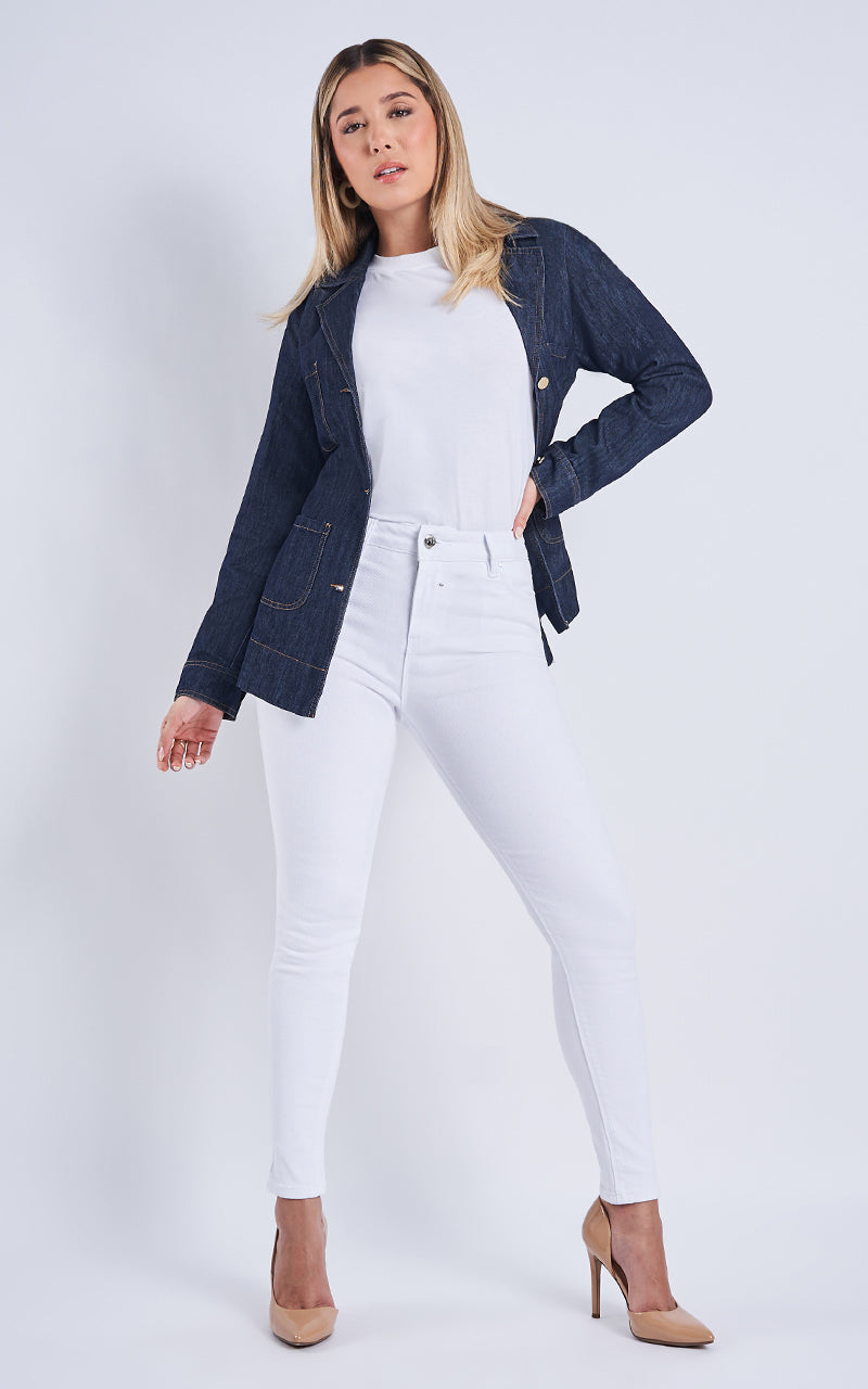 BASIC SKINNY ANKLE JEANS