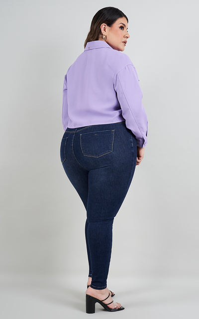 PLUS SIZE SKINNY ANKLE JEANS