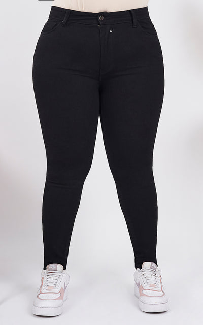 PLUS SIZE SKINNY ANKLE JEANS