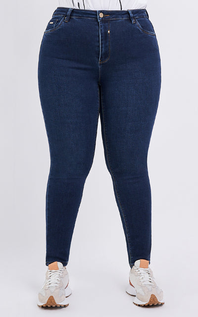 PLUS SIZE SKINNY ANKLE JEANS