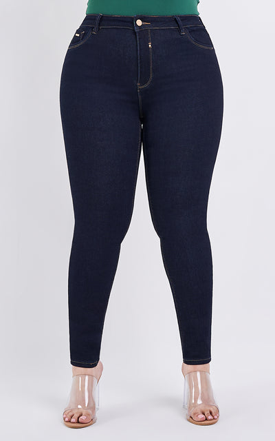 PLUS SIZE SKINNY ANKLE JEANS