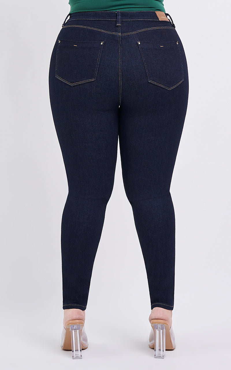 PLUS SIZE SKINNY ANKLE JEANS