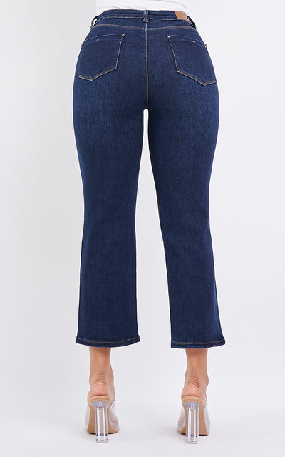 DAPHNE TOP & BASIC STRAIGHT ANKLE JEANS