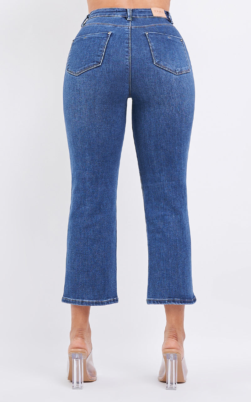 BASIC STRAIGHT ANKLE JEANS