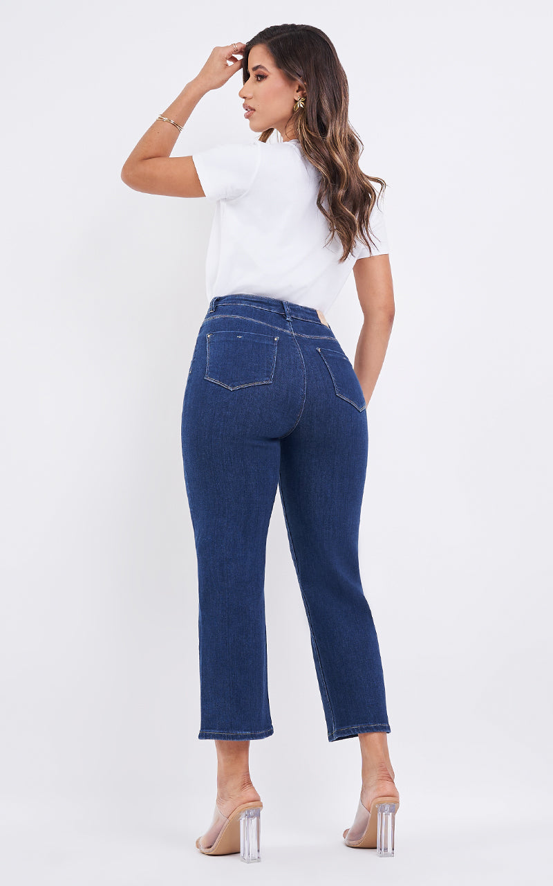 BASIC STRAIGHT ANKLE JEANS